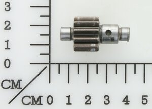 Two-stage dentate shaft