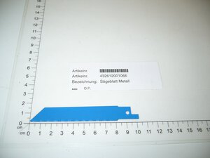 Sägeblatt Metall