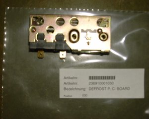 DEFROST P. C. BOARD