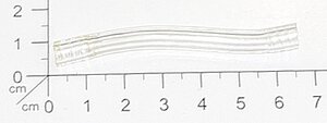 Transparent oil tube