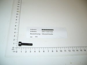 Hex screw M6x25