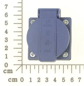 230V outlet socket assembly (E