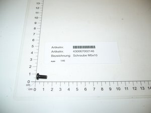 Schraube M5x10
