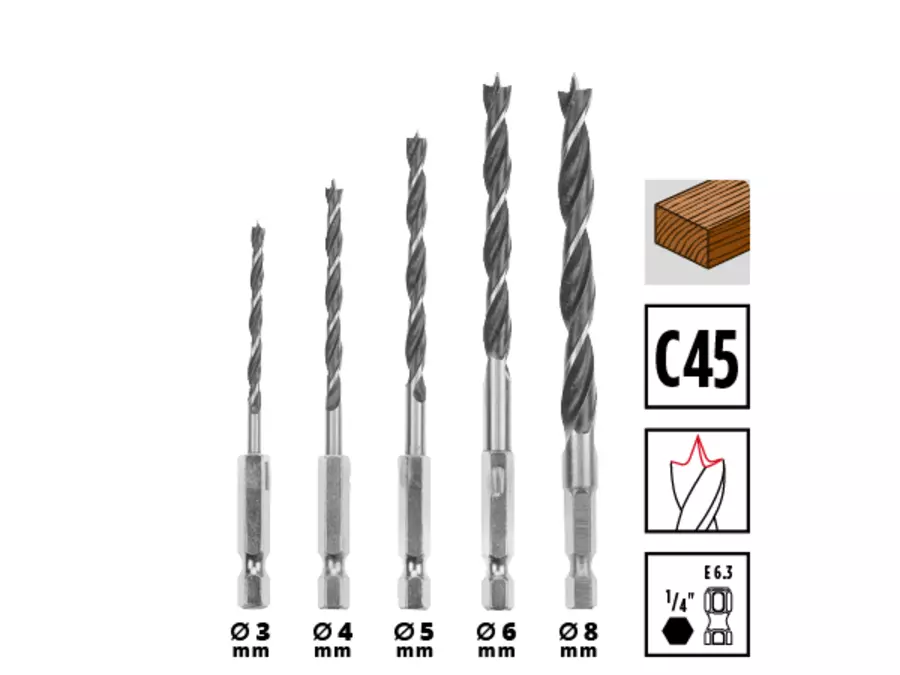 Wood-Twist-Drill-Bits