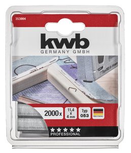 Klammern, 11,4 mm breit, Feindraht, STANDARD