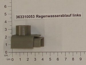 Regenwasserablauf links 