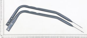 Left and right bottom push rod