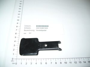Verstellpedal