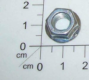 flange nut M8x1