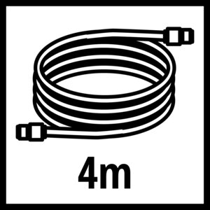 4 m Suction Hose, Brass Fittings