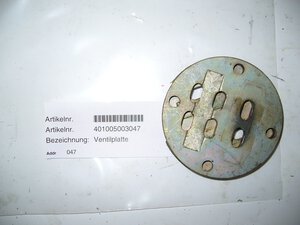 Ventilplatte