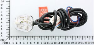 power cord with plug (UK)