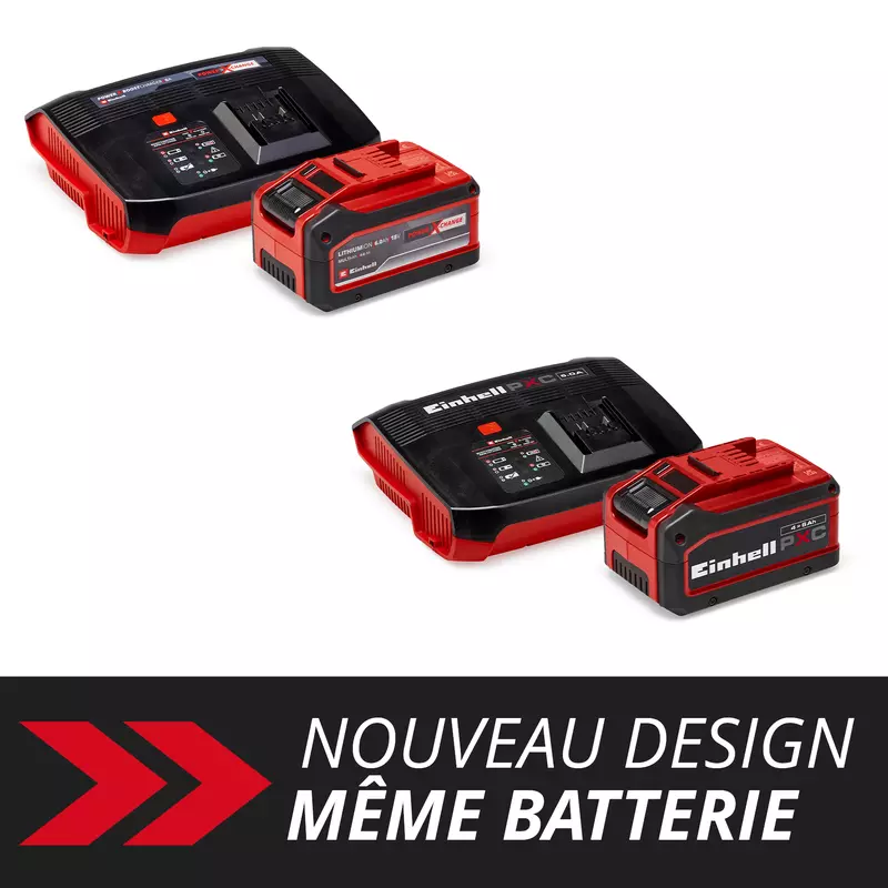 Original Einhell Starter Kit 4,0 Ah Akku und Ladegerät Power X-Change (Li-Ion, 18 V, 75 min