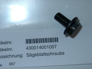 Sägeblattschraube