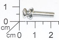 cross pan bolt M4x18(12+13+38)