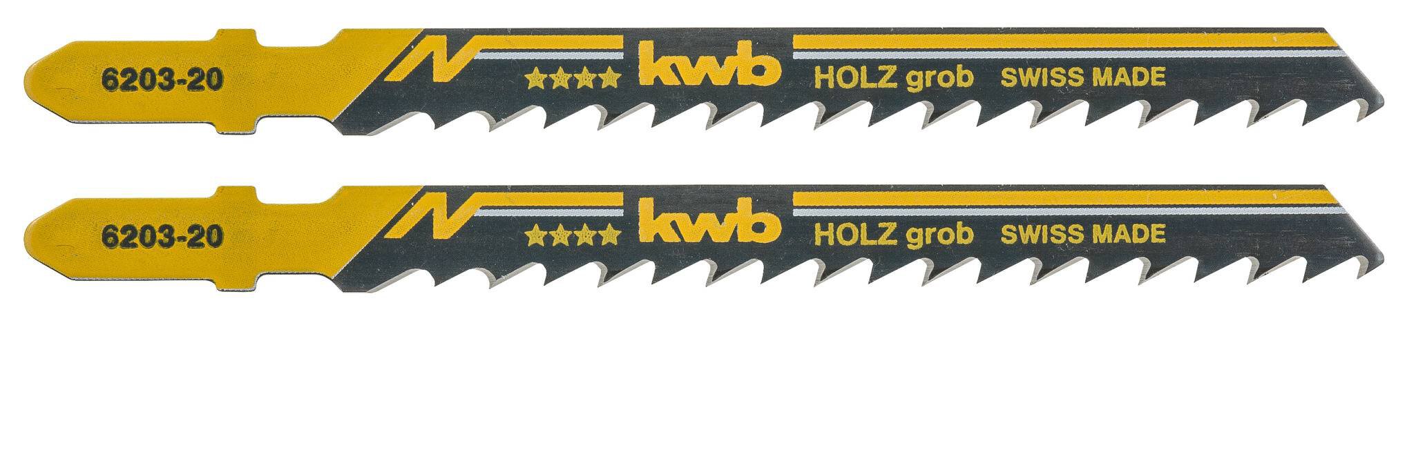 Pilové listy pro přímočaré pily 2JIG SAW BLADE JS,WOOD, COARSE