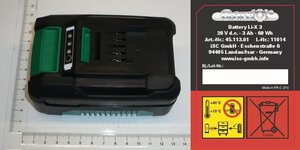 Akku Li-Ion 20V