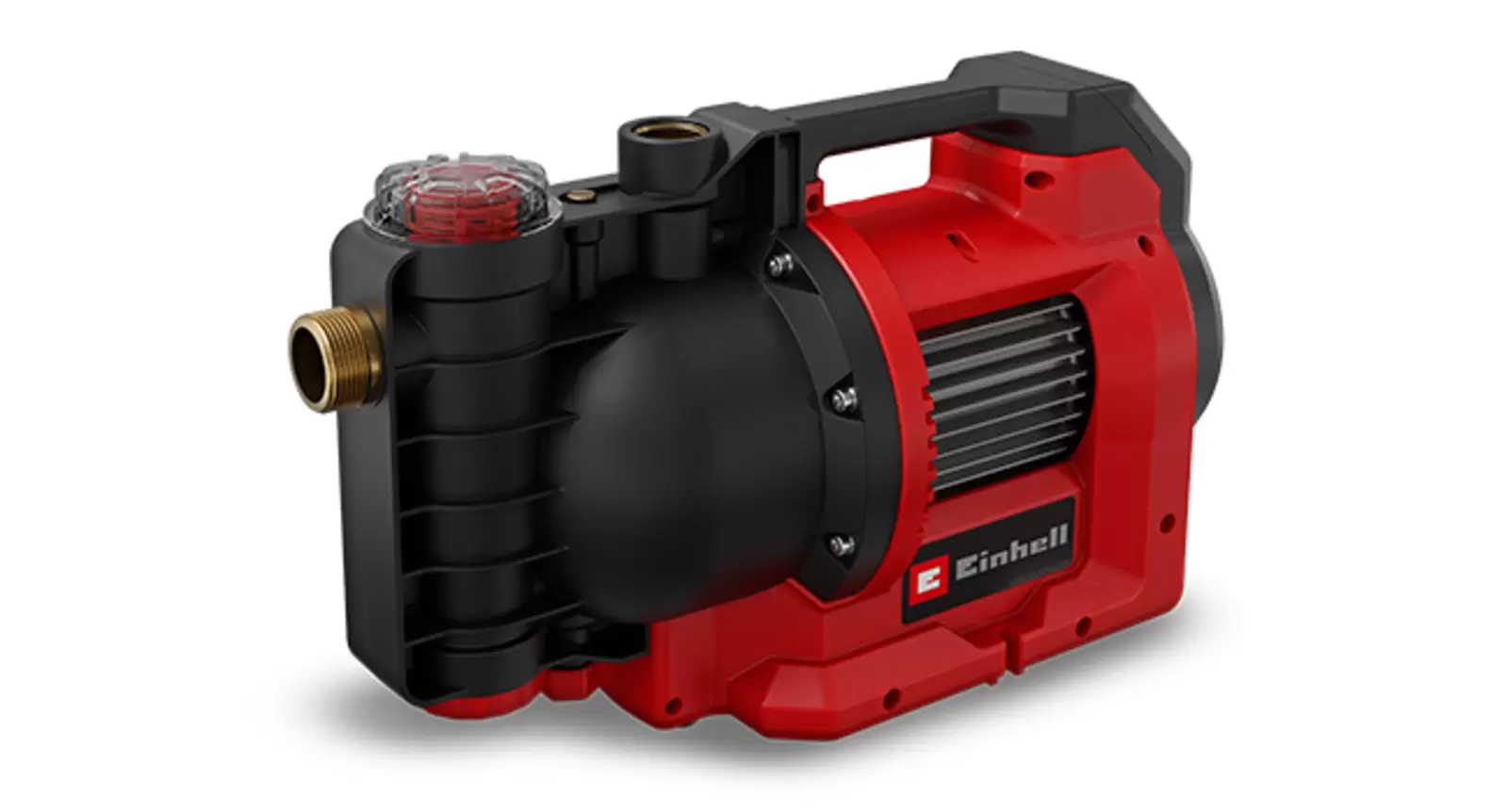 Einhell GE-AW 8054 Otomatik Ev ve Bahçe Pompası beyaz bir arka plan üzerinde.
