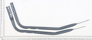 Left and right bottom push rod