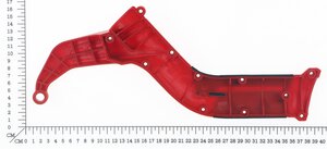 left plastic bracket