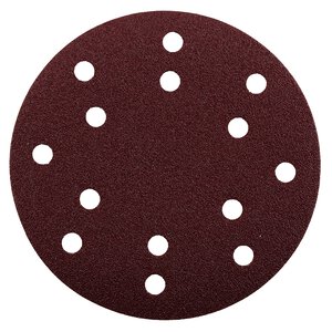 QUICK-STICK sanding discs for wood and metal, aluminium oxide, Ø 115 mm, punched