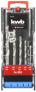3-pc. Drill Bit Cassette Set