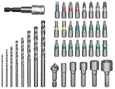 39pcs HSS drill bits set L-Box