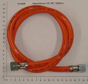 Gasschlauch 1/4"-3/8" 1000mm