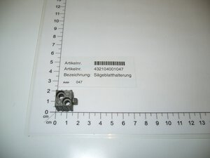 Sägeblatthalterung