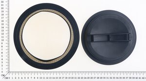 Faltenfilter mit Deckel