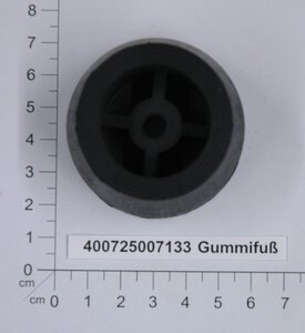 Gummifuß
