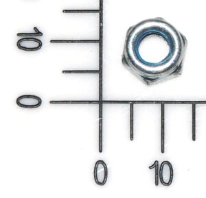 Six angle lock nut