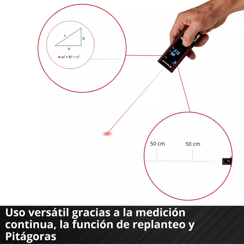 Einhell Herramienta de medición láser TC-LD 60 R