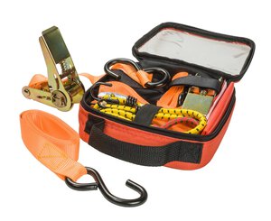 Set de sangles d'arrimage, 9 pces