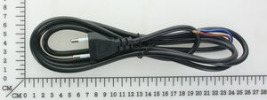 power cord with plug (BR) 2m