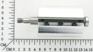 Hobelwelle mit Messer