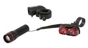 LED Fahrradleuchten Set, 3-tlg.