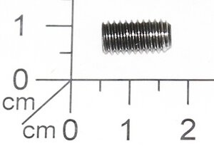 Hex grub screw