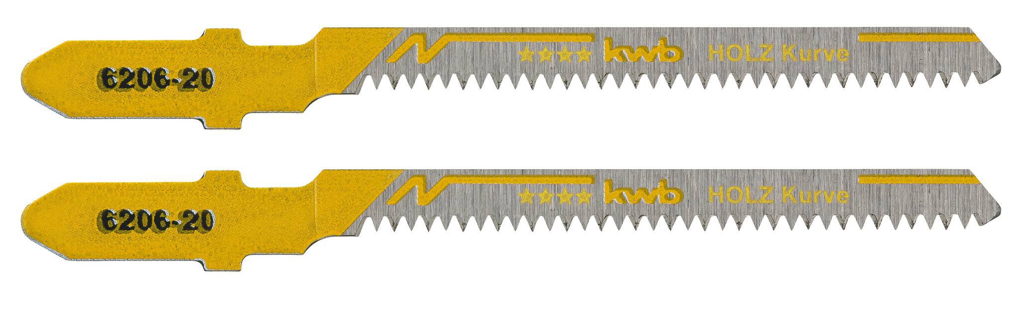 Pilové listy pro přímočaré pily 2JIG SAW BLADE JS,WOOD, CURVES