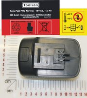 Battery for PRO-AS 18 Li
