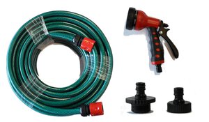4-pc. Garden Hose Set, 20 m
