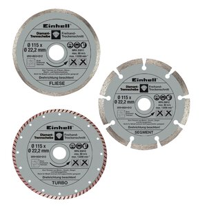 Diamond Cutting Discs 115mm,3p
