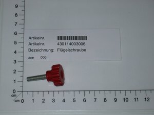 Flügelschraube