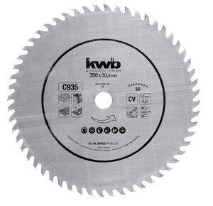 Brennholz Kreissägeblätter für Bau- und Tischkreissägen ⌀ 350 x 30 mm