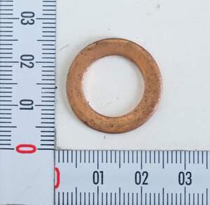 Copper Washer d14.5 x d22 x 1.