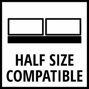 E-Case Adapterplatte Half Size
