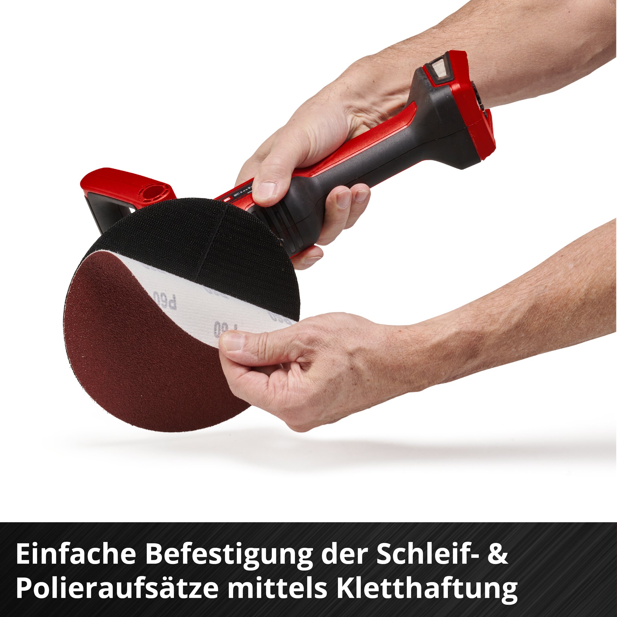 Einhell CE-CP 18/180 Li 18V Brushless Cordless Polisher Sander Bare Unit Red 4006825638998 | UK