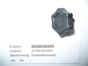 Adjusting Bolt