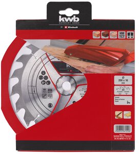 TCT Circular Saw Blade, Ø 200 x 16 x 2.4 mm, 20 T