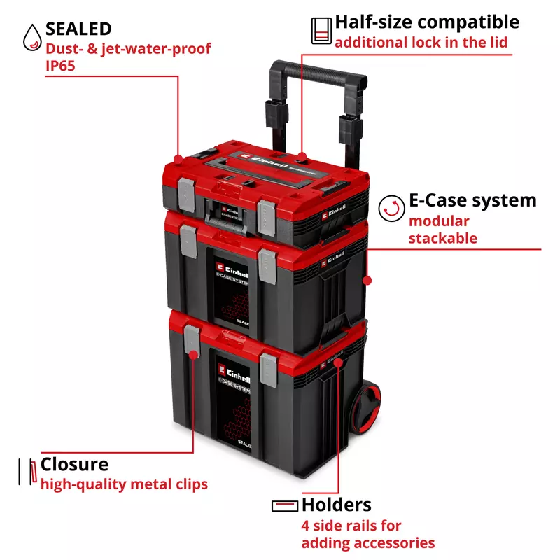 Einhell System Carrying Case E-Case Rolling Workshop SEALED